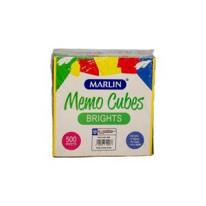MARLIN MEMO CUBES PASTELS ASS