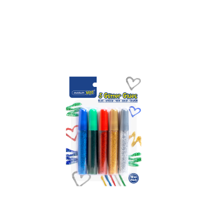 MARLIN GLITTTER GLUE COLS 5X10ML