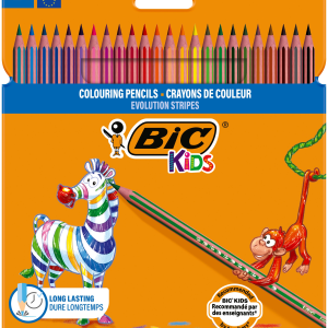 PENCIL BIC EVOLUTION STRIPES