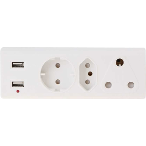 ELEC REDISSON 3 WAY MULTI PLUG