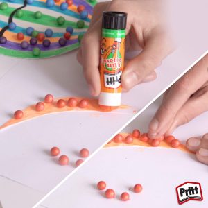 PRITT GLUE PURPLE/ORANGE