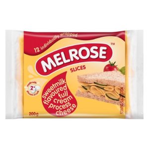 MELROSE CHEESE SLICES S/MILK