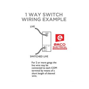 ELEC CONDERE SWITCH 3 LEVER 1WAY
