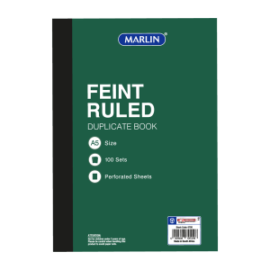MARLIN FEINT RULED BOOK A5