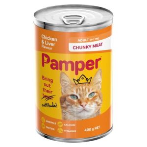 CAT FOOD PAMPER ADT CHICKEN & LIVER