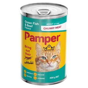 CAT FOOD PAMPER ADT FISH & BEEF