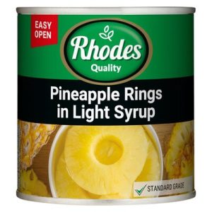RHODES P/APPLE RINGS IN LIGHT SYRUP