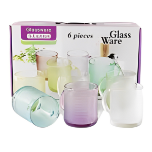 LZ GLASS MUG 6PC 2023-056