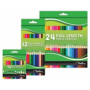 TREELINE HALF LENGTH PECIL CRAYONS 12`S