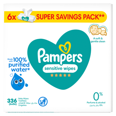 PAMPERS BABY WIPES SENSITIVE