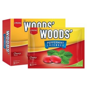 WOODS P/MINT CHERRY LOZENGES