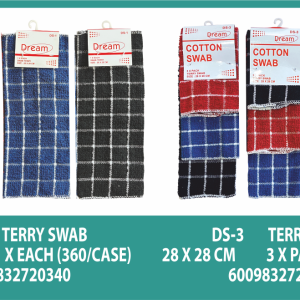 CLOTH N SWAB TERRY 28X28CM
