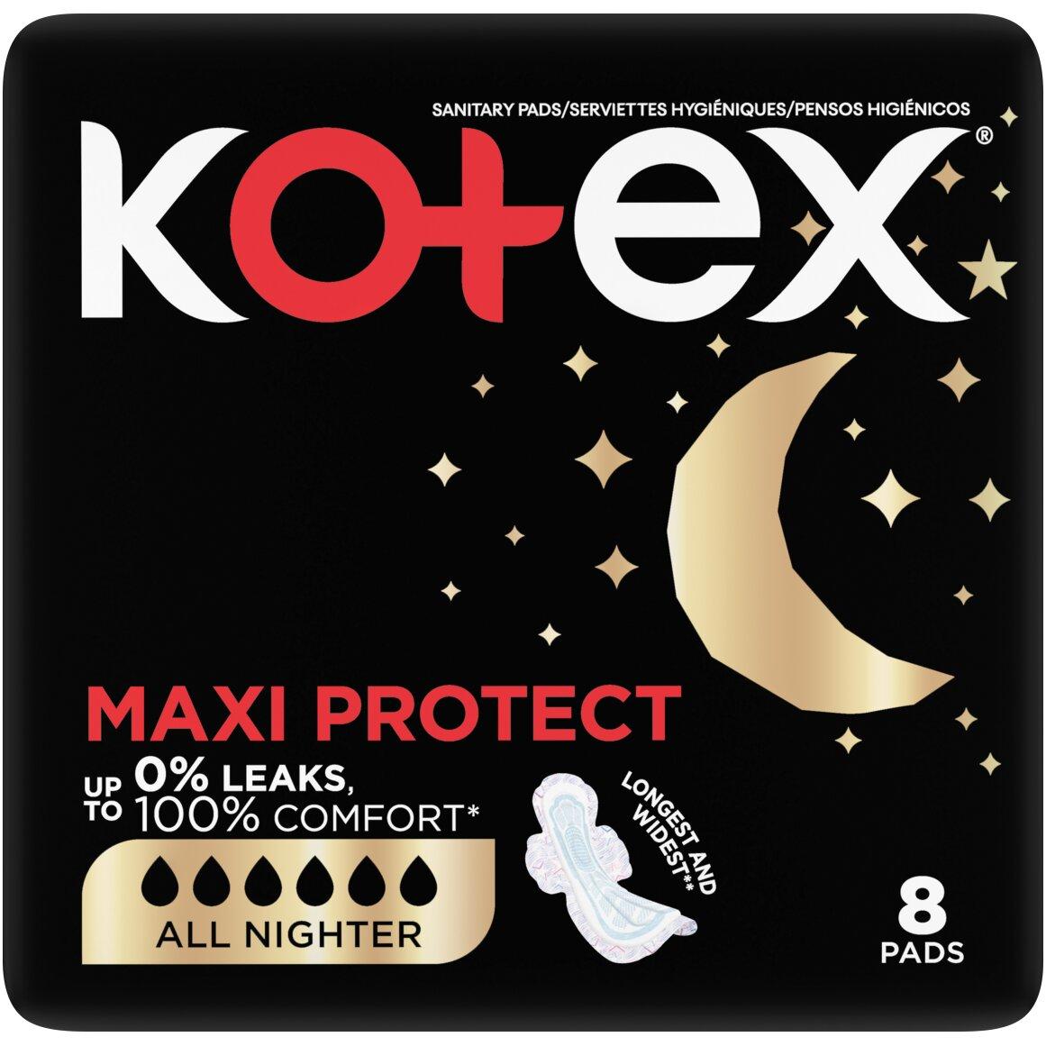 KOTEX ALL NIGHTER MAXI 8`S