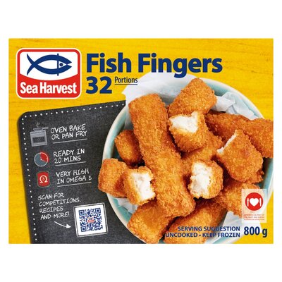 SEA HARVEST FISH FINGERS 32S