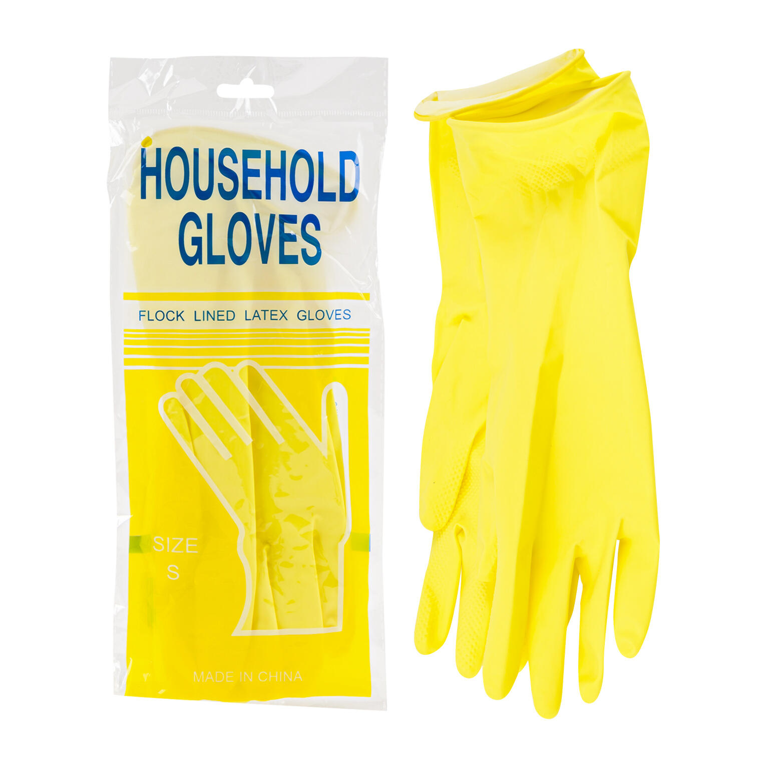 GLOVES HOUSE HOLD YELLOW MED/LRG
