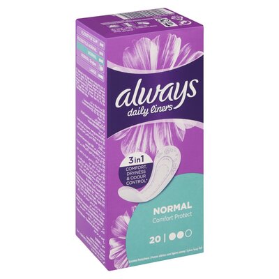 ALWAYS P/LINER NORMAL UNSCENTED