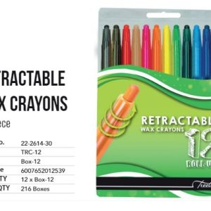 TREELINE CRAYONS WAX RETRACTABLE