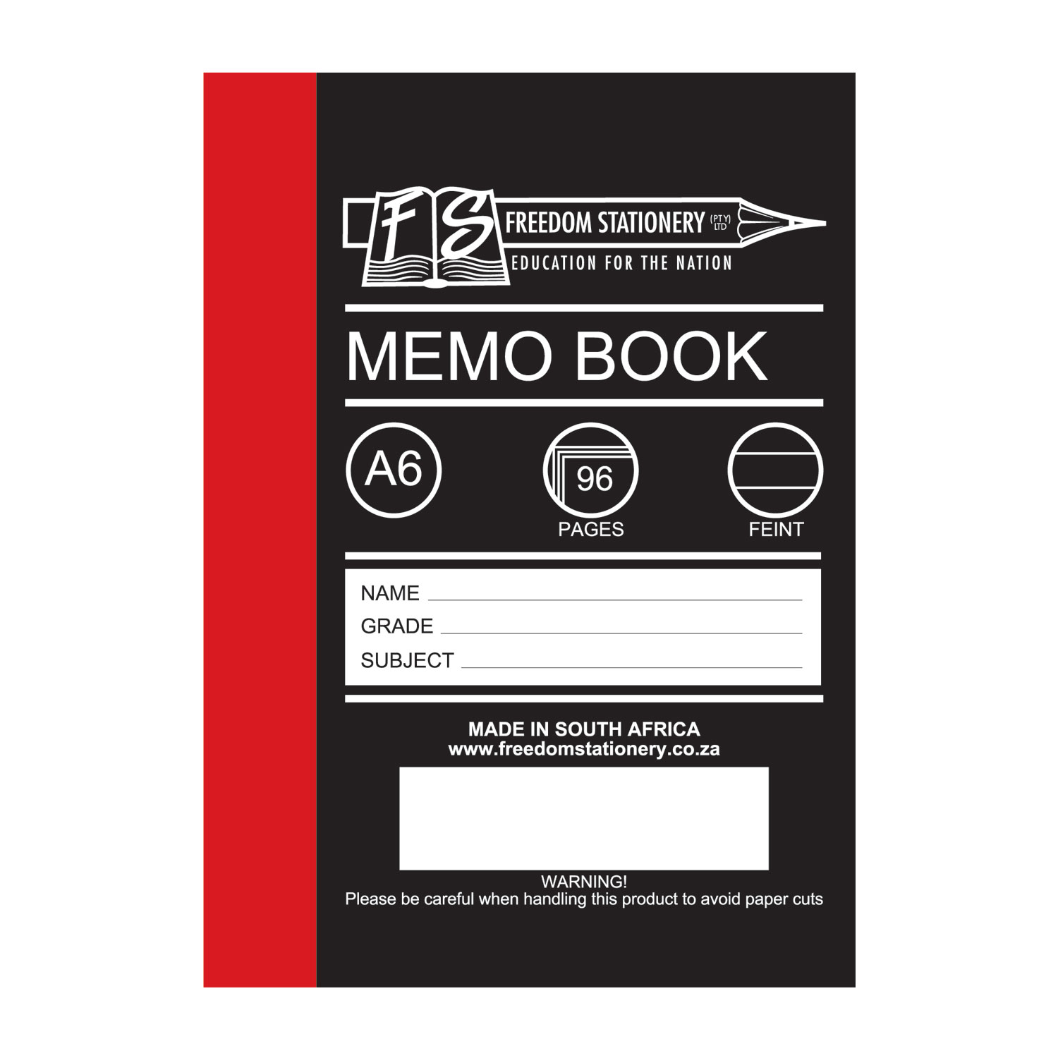 BOOK A6 MEMO H/C 96PG