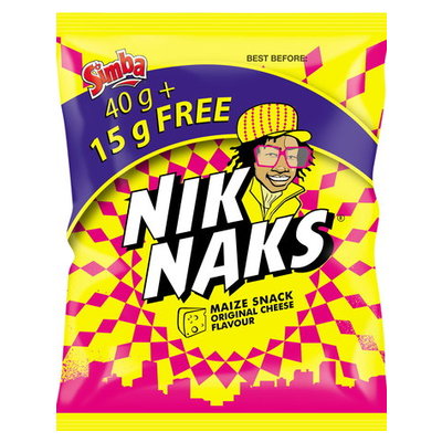 SIMBA N/NAKS ASSORTED CASE 48X55GR