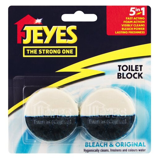 JEYES TOILET BLOCK BLEACH ORIG