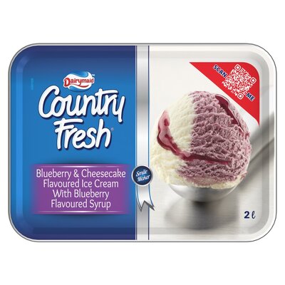 D/MAID ICE CREAM C/FRESH BLUEBERRY