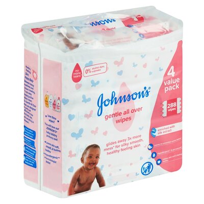 J&J BABY WIPES GENTLE ALL OVER