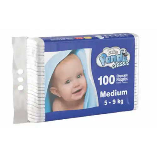 NAPPIES PANDA CLASSIC MED
