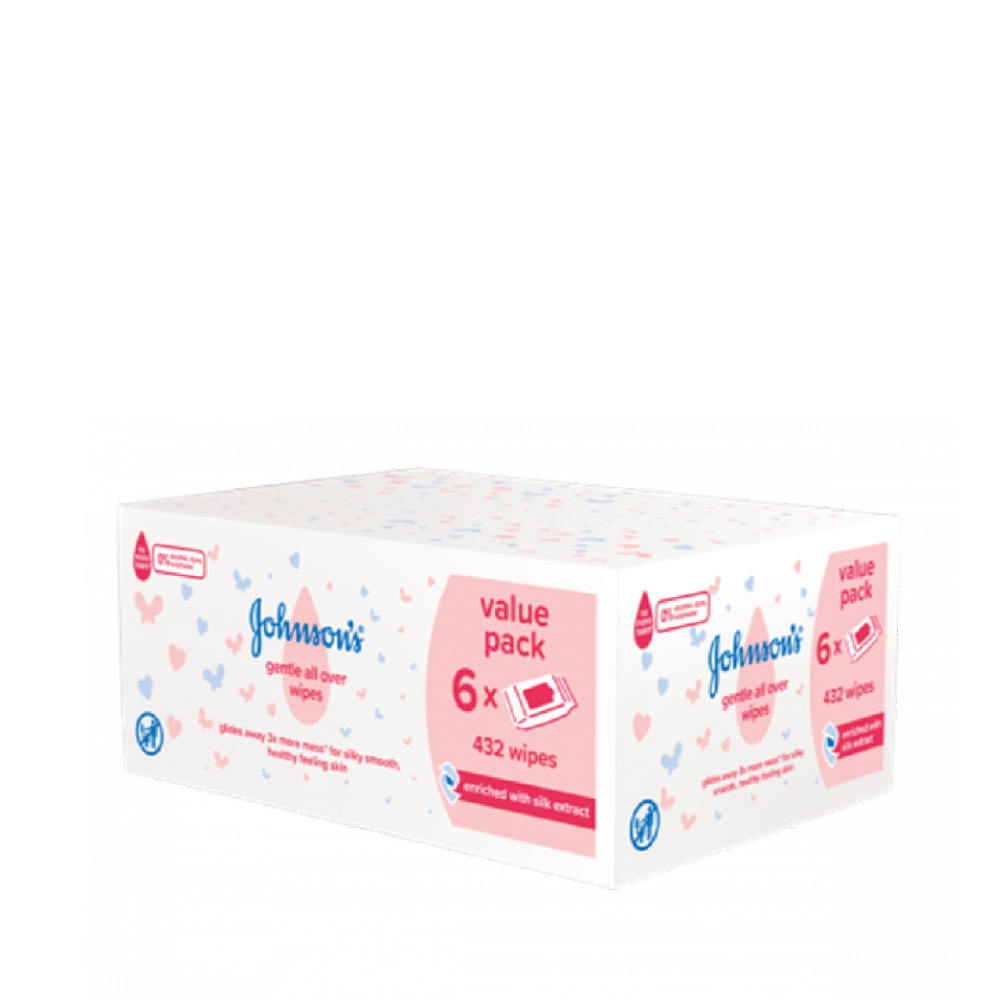 J&J BABY WIPES GENTLE ALL OVER