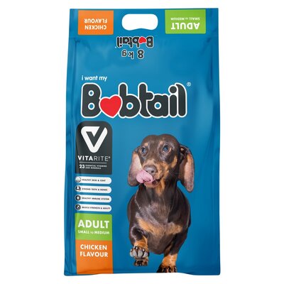 BOBTAIL D/FOOD CHICKEN SMALL/MED