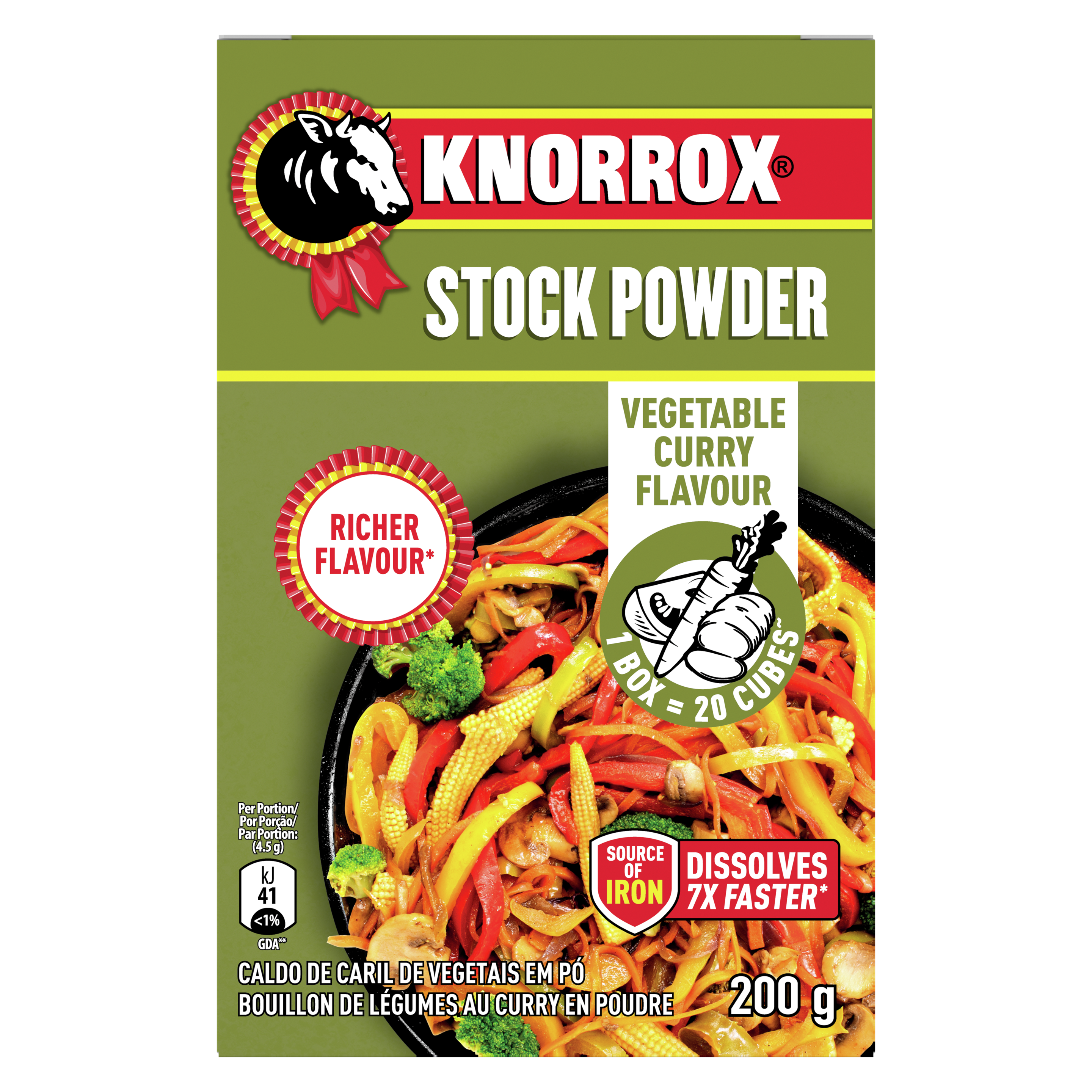 KNORROX 200G STK VEG CURRY