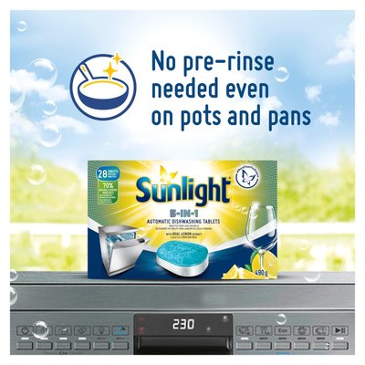 SUNLIGHT D/W TAB REG 28PCS