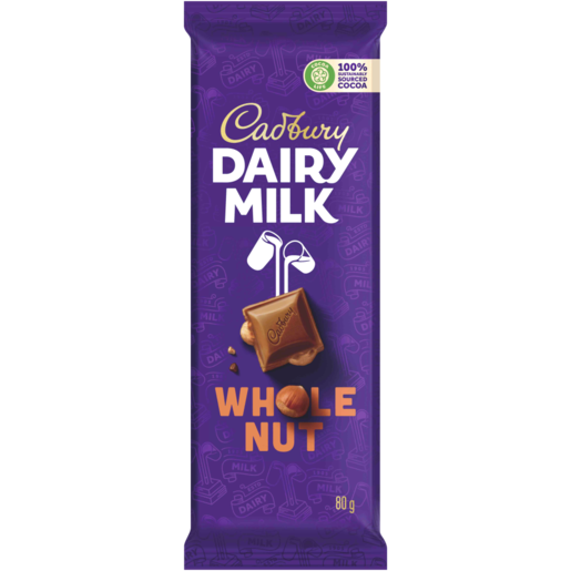 CADBURY D/MILK WHOLENUT