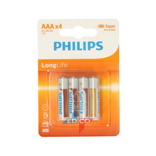 PHILIPS R03 1.5V X4 MICRO
