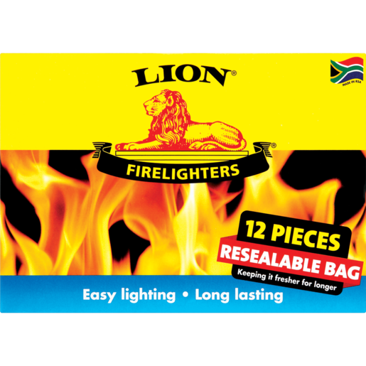 LION FIRELIGHTERS 12PCS