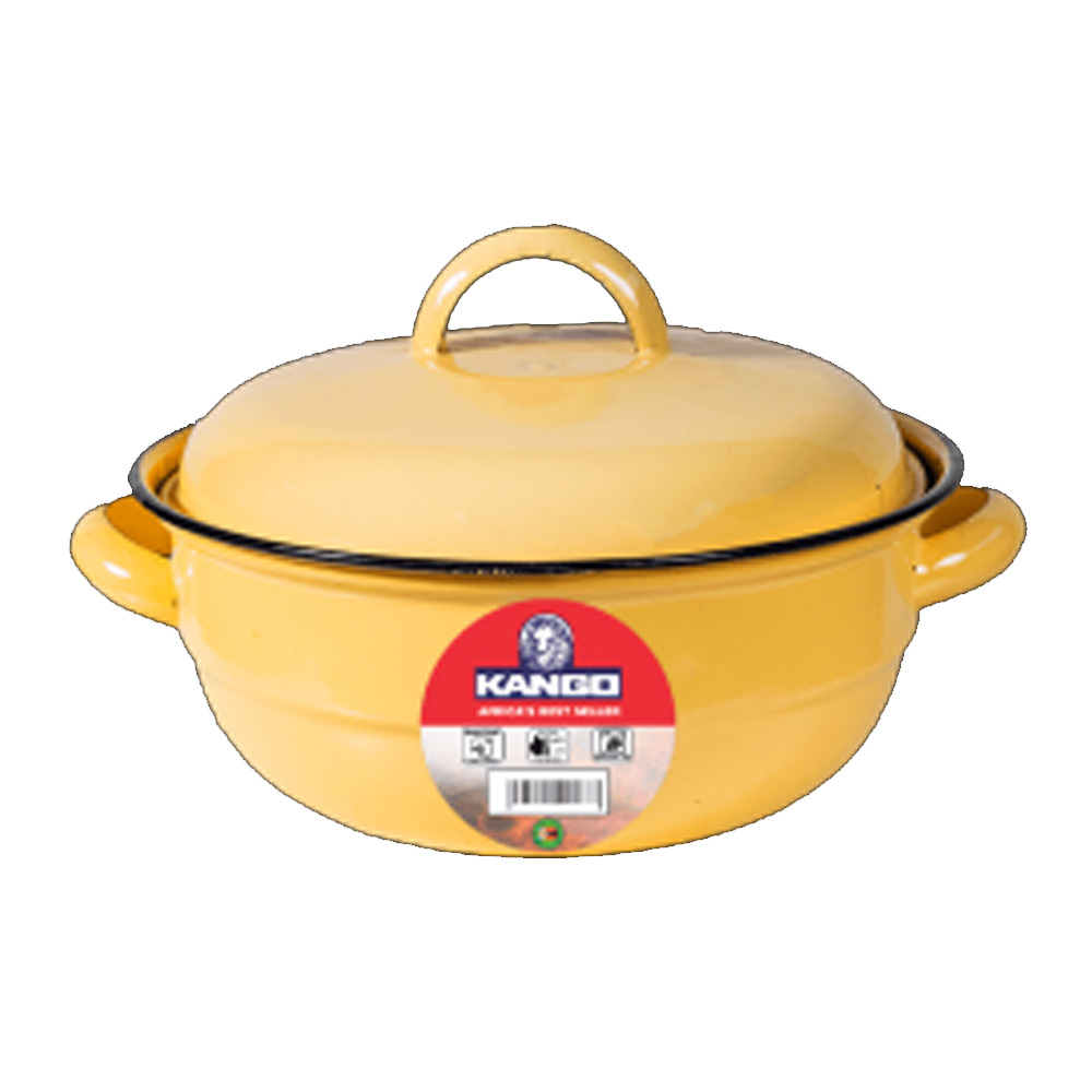 ENAMEL VEG DISH 18CM