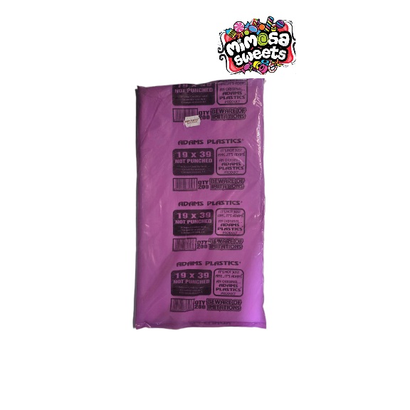 ROCKET CLEAR BAG PUNCHED 19X39
