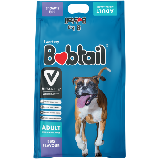 BOBTAIL D/FOOD BBQ MED/LARGE