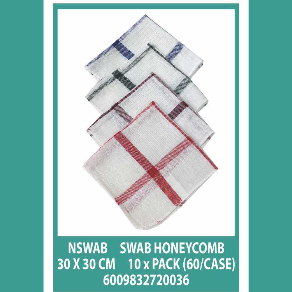 CLOTH N SWAB H/COMB 30X30