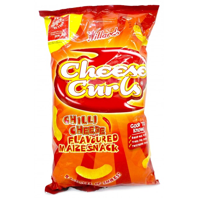 WILLARDS C/CURLS CHILLI CHEESE