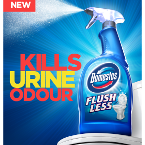DOMESTOS FLUSHLESS SPRAY