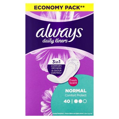 ALWAYS P/LINER NORMAL SCENTED