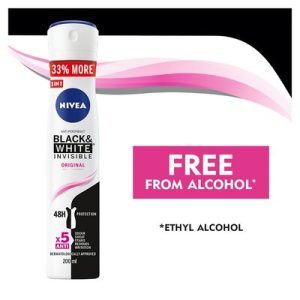 SPRAY NIVEA W B&W CLEAR