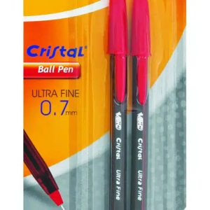 PEN BIC CRISTAL U/FINE RED 2S