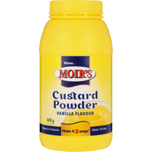 MOIRS CUSTARD JAR