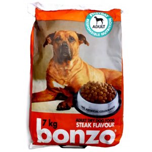 BONZO DOGFOOD 7KG STEAK FLV