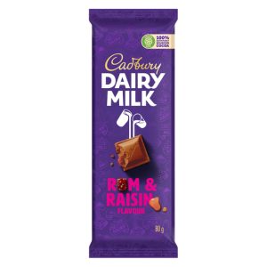 CADBURY D/MILK RUM & RAISIN