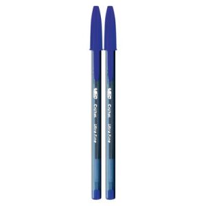PEN BIC CRYSTAL U/FINE BLUE 2S
