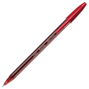 PEN BIC CRYSTAL U/FINE RED