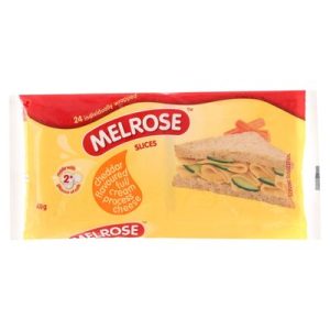 MELROSE CHEESE SLICES CHEDDAR