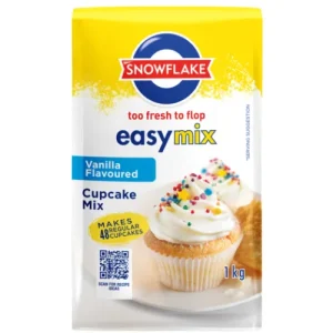 SNOWFLAKE E/MIX VANILLA CUPCAKES
